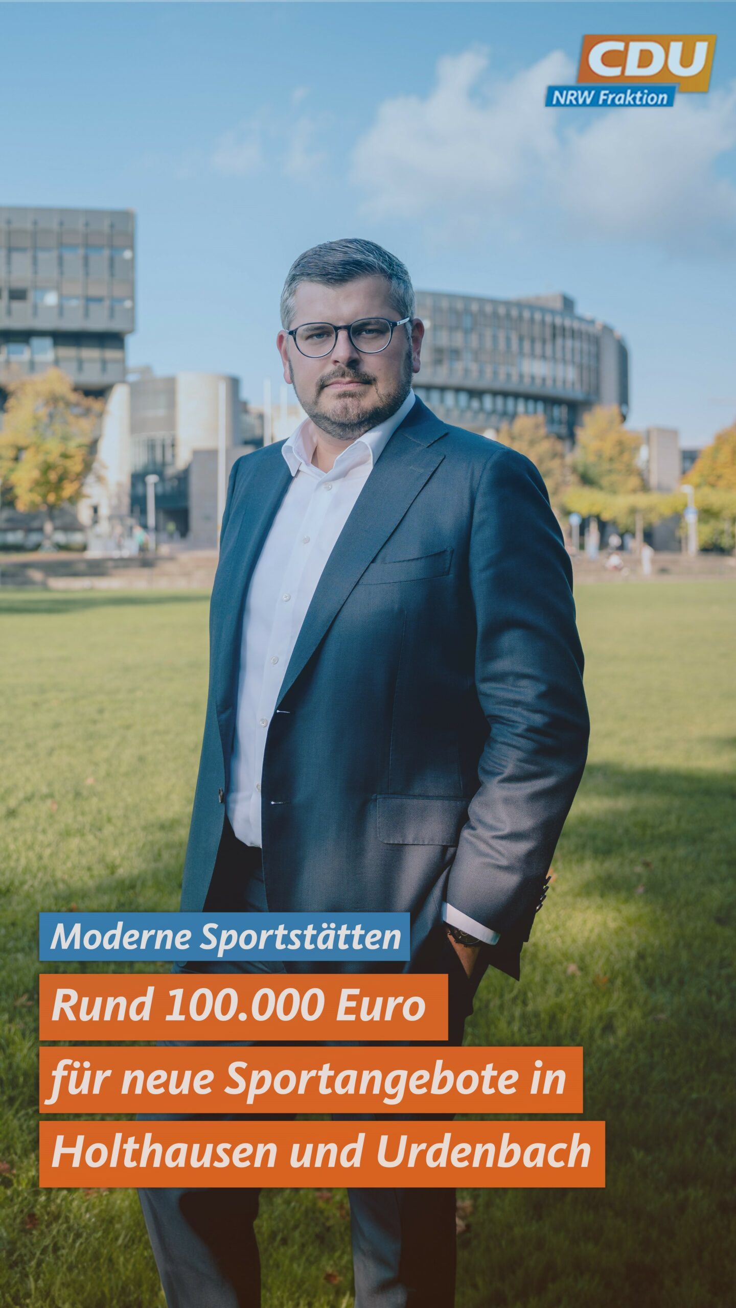 F rderprogramm Moderne Sportst tten Peter Blumenrath